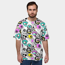 Футболка оверсайз мужская Sport and fitness, цвет: 3D-принт — фото 2