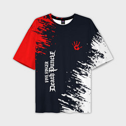 Мужская футболка оверсайз Five Finger Death Punch - краска
