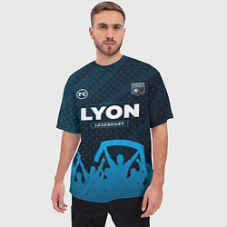 Футболка оверсайз мужская Lyon Legendary Форма фанатов, цвет: 3D-принт — фото 2