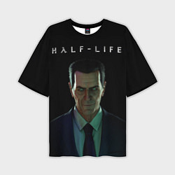 Мужская футболка оверсайз Half life - Gman