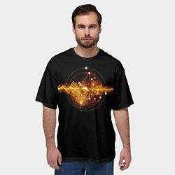 Футболка оверсайз мужская Квантовая механика, цвет: 3D-принт — фото 2