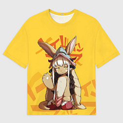 Футболка оверсайз мужская Made in Abyss Наначи, цвет: 3D-принт