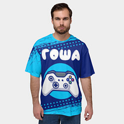Футболка оверсайз мужская Гоша геймер, цвет: 3D-принт — фото 2