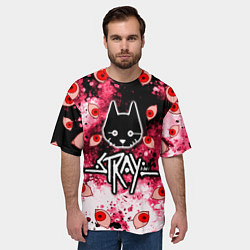 Футболка оверсайз мужская STRAY HORROR, цвет: 3D-принт — фото 2