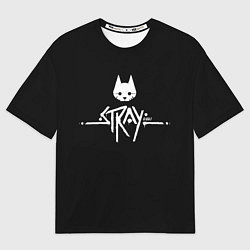 Футболка оверсайз мужская Stray night cat, цвет: 3D-принт