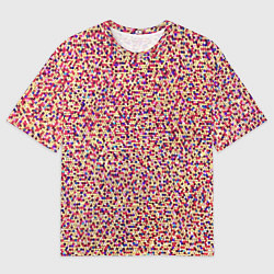 Мужская футболка оверсайз Цветное конфетти