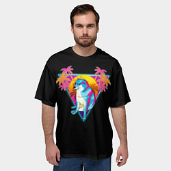 Футболка оверсайз мужская Неоновый Малыш Чимс, цвет: 3D-принт — фото 2