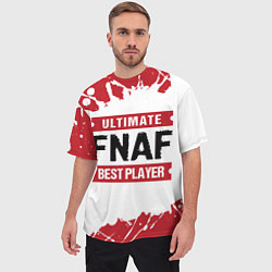 Футболка оверсайз мужская FNAF: Best Player Ultimate, цвет: 3D-принт — фото 2