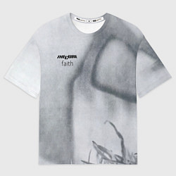 Мужская футболка оверсайз Faith - The Cure