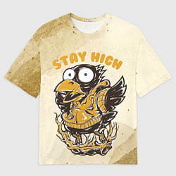 Футболка оверсайз мужская Воронёнок, цвет: 3D-принт