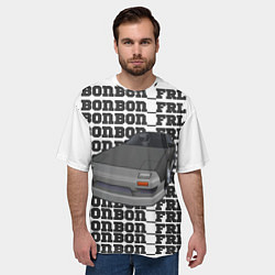 Футболка оверсайз мужская Rx-7 Street, цвет: 3D-принт — фото 2