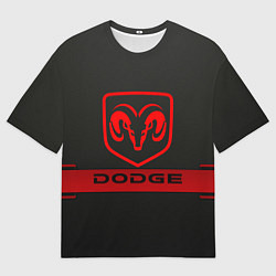 Футболка оверсайз мужская Dodge - SPORT, цвет: 3D-принт