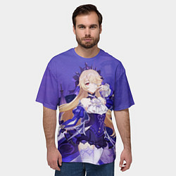 Футболка оверсайз мужская Fischl Ein Immernachtstraum, цвет: 3D-принт — фото 2