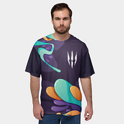 Футболка оверсайз мужская The Witcher graffity splash, цвет: 3D-принт — фото 2