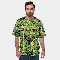 Футболка оверсайз мужская Capoeira pattern, цвет: 3D-принт — фото 2