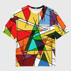 Мужская футболка оверсайз Грубый абстрактный фон