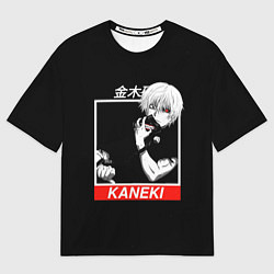Футболка оверсайз мужская Tokyo Ghoul - Kaneki Ken, цвет: 3D-принт