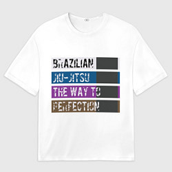 Мужская футболка оверсайз Jiu Jitsu Rank