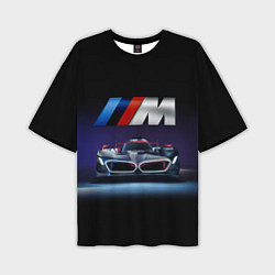 Футболка оверсайз мужская BMW M Performance Motorsport, цвет: 3D-принт