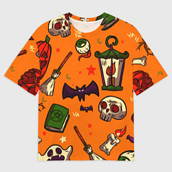 Футболка оверсайз мужская Время ночных существ, цвет: 3D-принт
