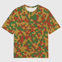 Футболка оверсайз мужская Камуфляж WW2 German, цвет: 3D-принт