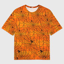 Мужская футболка оверсайз Паучье логово