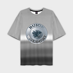 Футболка оверсайз мужская Buick Wildcat - emblem, цвет: 3D-принт