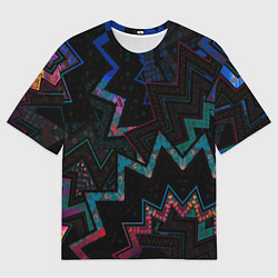 Мужская футболка оверсайз Этнический Узор