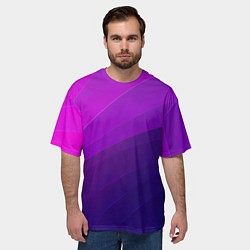 Футболка оверсайз мужская Утрафиолет, цвет: 3D-принт — фото 2