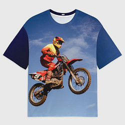 Мужская футболка оверсайз Мотофристайл