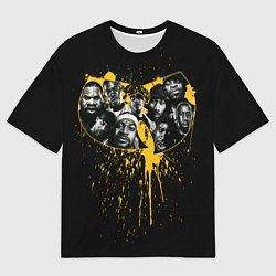 Футболка оверсайз мужская Wu-Tang Clan paint, цвет: 3D-принт