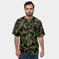 Футболка оверсайз мужская Камуфляж, цвет: 3D-принт — фото 2