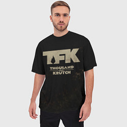 Футболка оверсайз мужская TFK - Thousand Foot Krutch, цвет: 3D-принт — фото 2