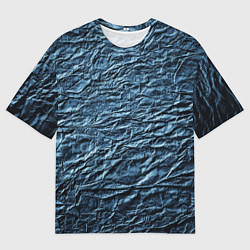 Футболка оверсайз мужская Текстура мятой цветной бумаги, цвет: 3D-принт