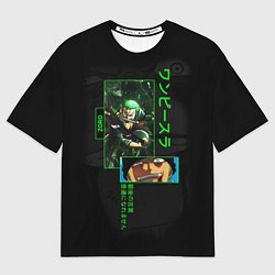 Футболка оверсайз мужская One Piece: Zoro, цвет: 3D-принт