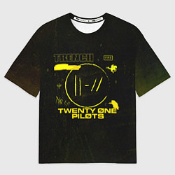 Футболка оверсайз мужская Twenty One Pilots Trench, цвет: 3D-принт