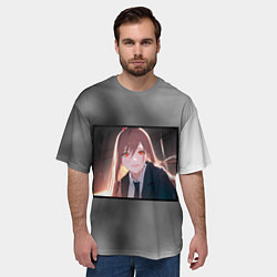 Футболка оверсайз мужская Пауэр Chainsaw, цвет: 3D-принт — фото 2