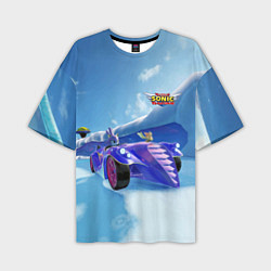 Мужская футболка оверсайз Blaze the Cat - Team Sonic racing