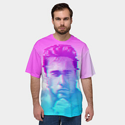 Футболка оверсайз мужская Гачимучи Билли Херрингтон глитч, цвет: 3D-принт — фото 2