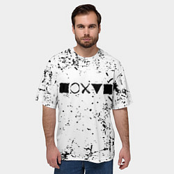 Футболка оверсайз мужская Безразличие, цвет: 3D-принт — фото 2