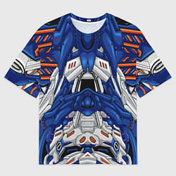 Мужская футболка оверсайз Инопланетный костюм