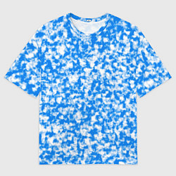 Мужская футболка оверсайз Абстрактные облака - текстура