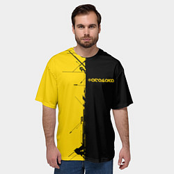 Футболка оверсайз мужская Arasaka corporation, цвет: 3D-принт — фото 2