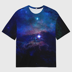 Футболка оверсайз мужская Звёздное небо, цвет: 3D-принт