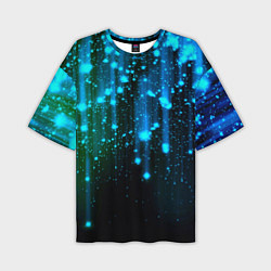 Мужская футболка оверсайз Space - starfall