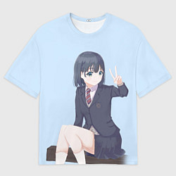 Футболка оверсайз мужская Koguma peace - Супер Каб, цвет: 3D-принт