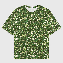 Мужская футболка оверсайз Милитари камни