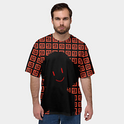 Футболка оверсайз мужская Undertale - Frisk smile, цвет: 3D-принт — фото 2