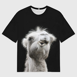 Мужская футболка оверсайз Веселый верблюд