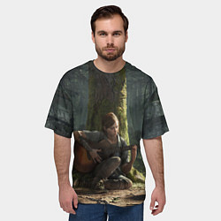 Футболка оверсайз мужская Элли с гитарой, цвет: 3D-принт — фото 2